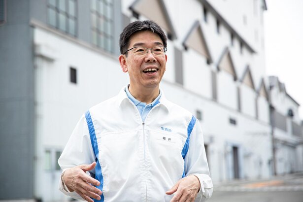 日本酒造りに対して、熱い思いを持つ工場長の碓井規佳さん