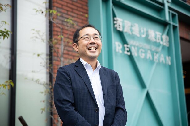 SAKARI Craft、煉瓦館を案内してくれた桑名 寛さん